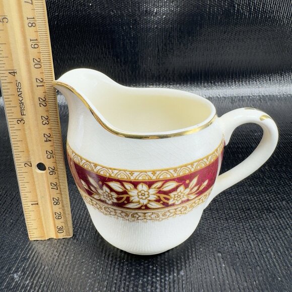 Antique Midwinter Pottery Burslem England Porcelon Porcelain Pitcher Creamer VTG - Picture 2 of 12